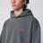 Verwaschener schwarzer Hoodie