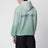 Sweat à capuche vert aloe délavé