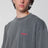 Washed black cotton T-shirt with logo