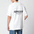 T-shirt bianca in cotone con logo