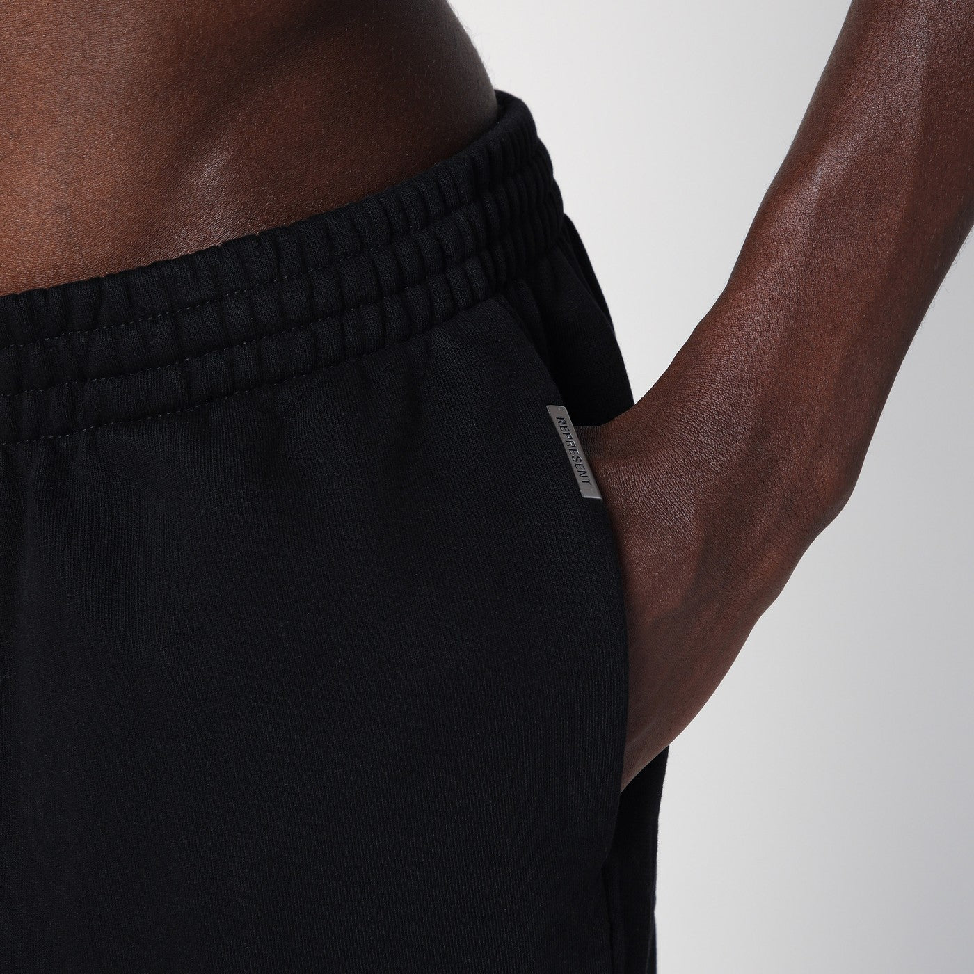 Black jogging trousers