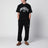Pantalone jogging nero in cotone
