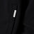 Felpa con zip nera in cotone