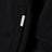 Felpa con zip nera in cotone