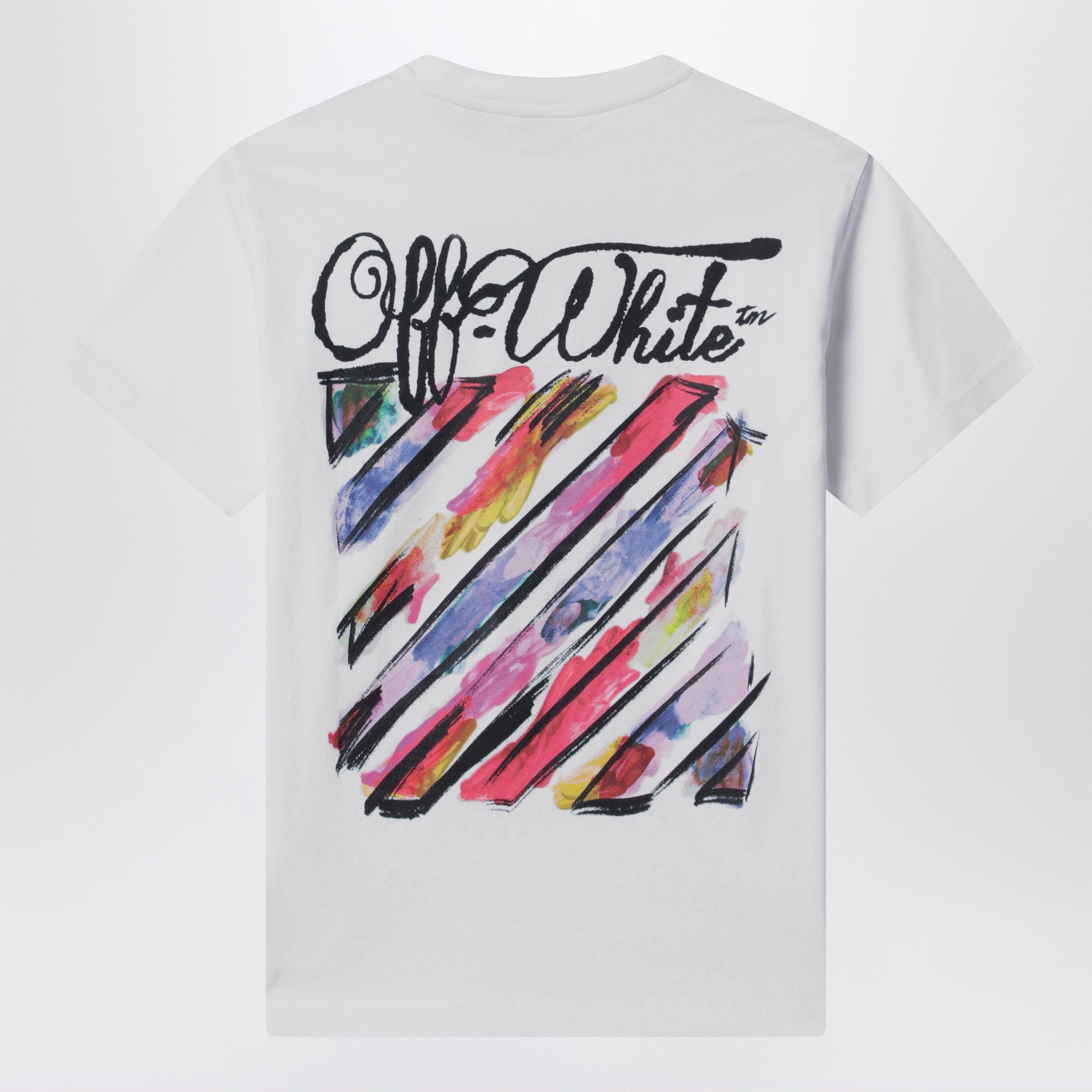 White T-shirt with logo print