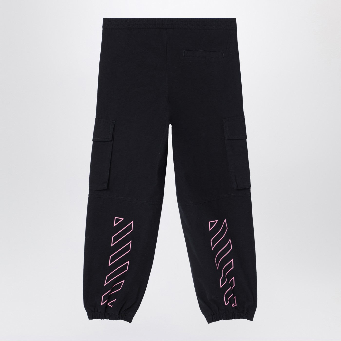 Pantalon de jogging cargo noir avec logo