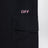 Pantalon de jogging cargo noir avec logo