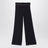 Pantalone nero a costine con logo