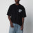 T-shirt Motion Arrow con logo in cotone nera