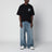 T-shirt Motion Arrow con logo in cotone nera