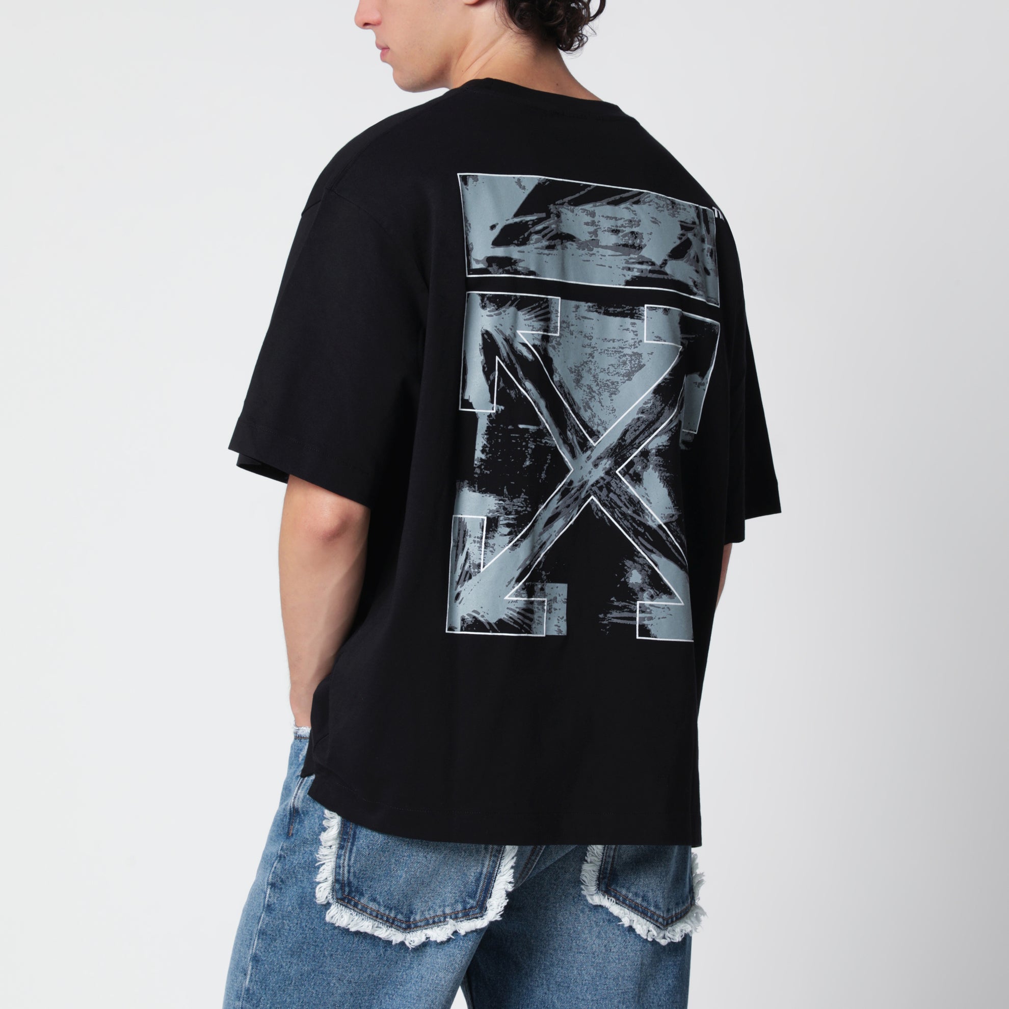 T-shirt con stampa Arrow nera