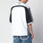 Soccer T-shirt bianca/nera con stampa logo