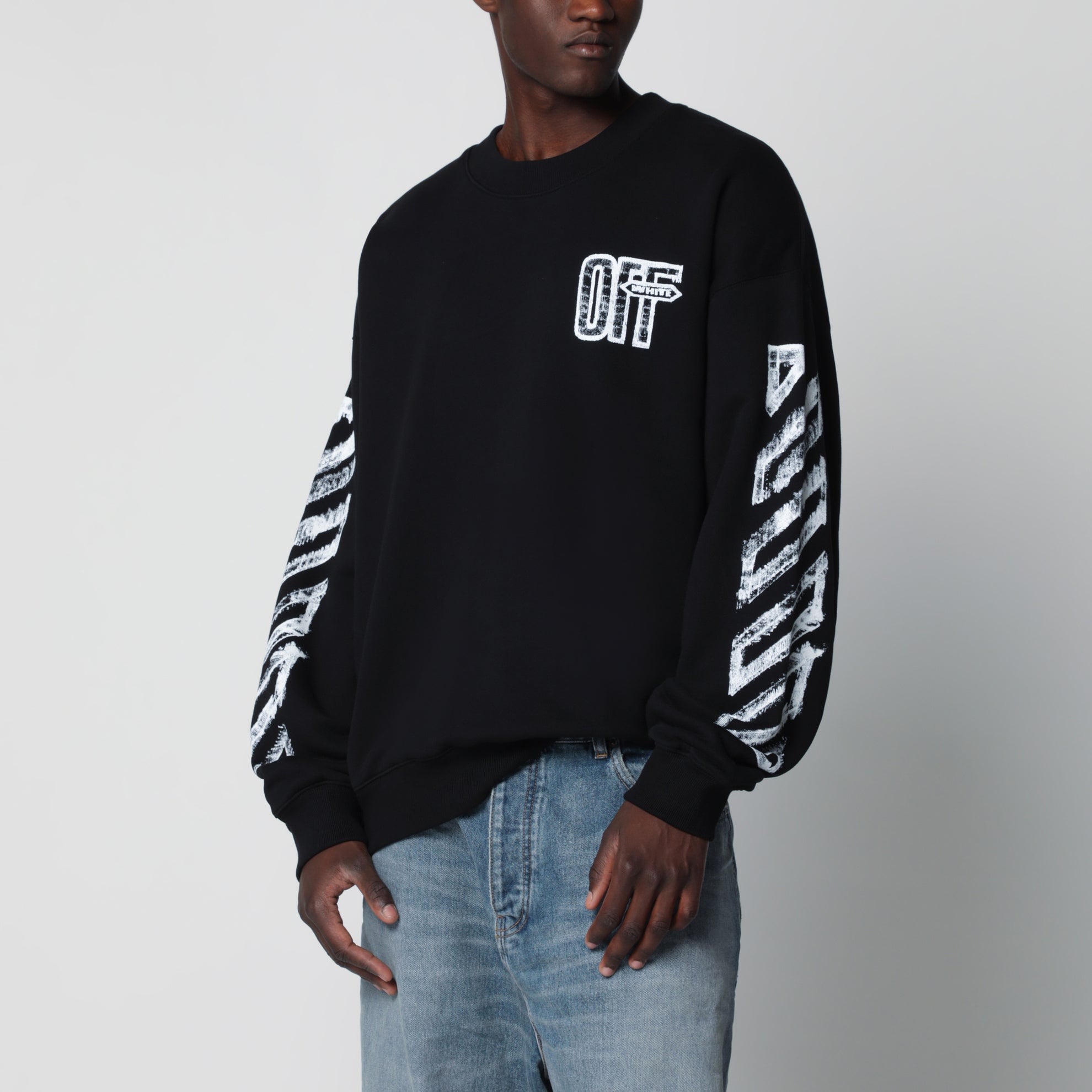 Sweat Motion Arrow Skate en coton noir