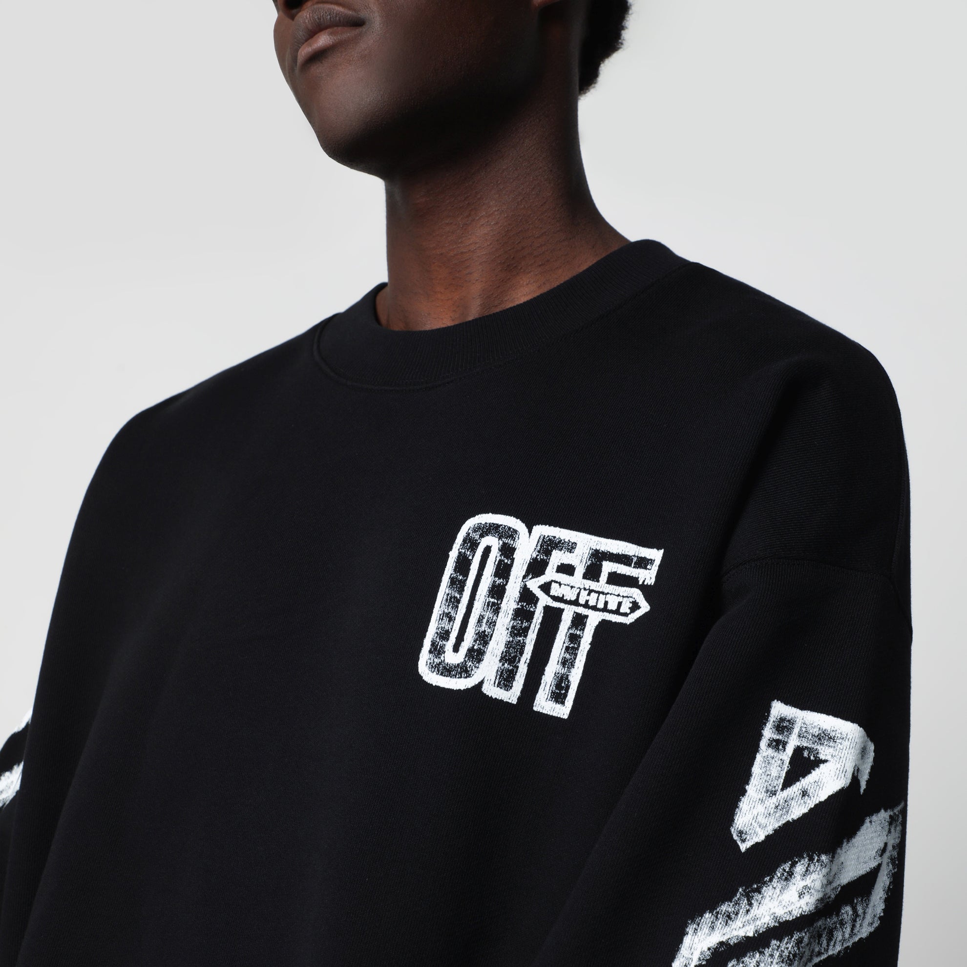 Sweat Motion Arrow Skate en coton noir