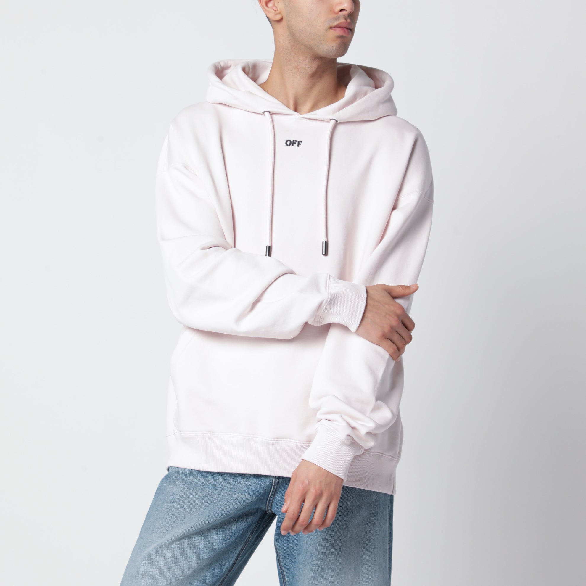 Paint Arrow hoodie with logo and print