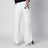 White trousers with logo