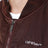 Bomber zippé marron en tissu technique