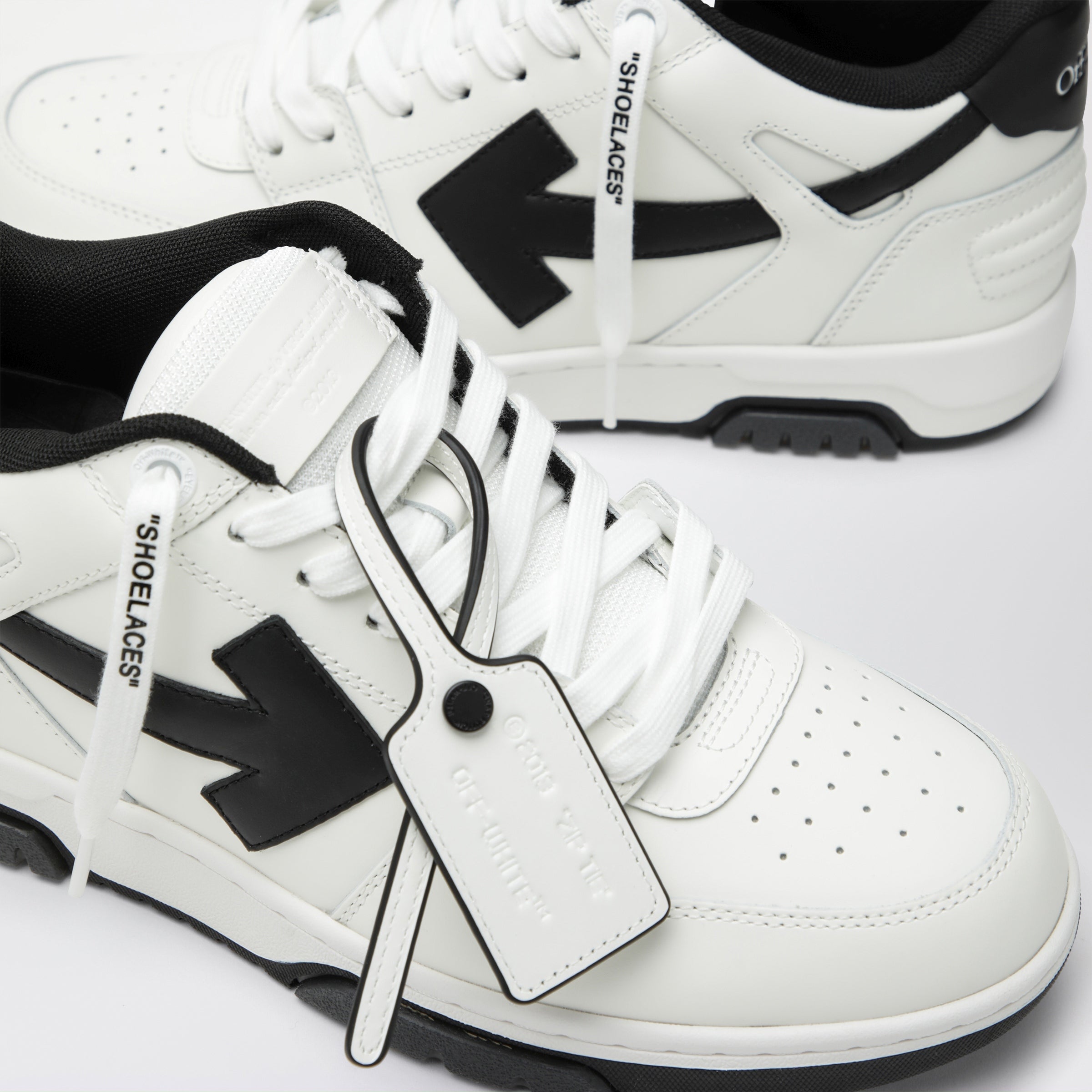OFF WHITE White/Black Out Of Office sneakers | TheDoubleF