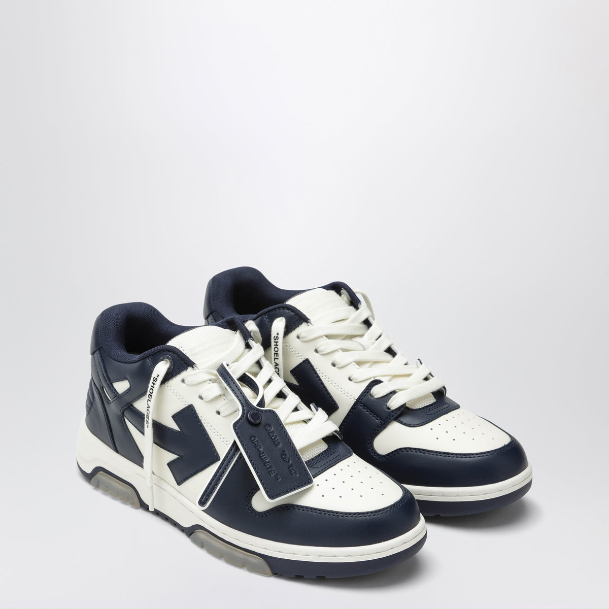 Baskets Out Of Office Petrol Blue en cuir