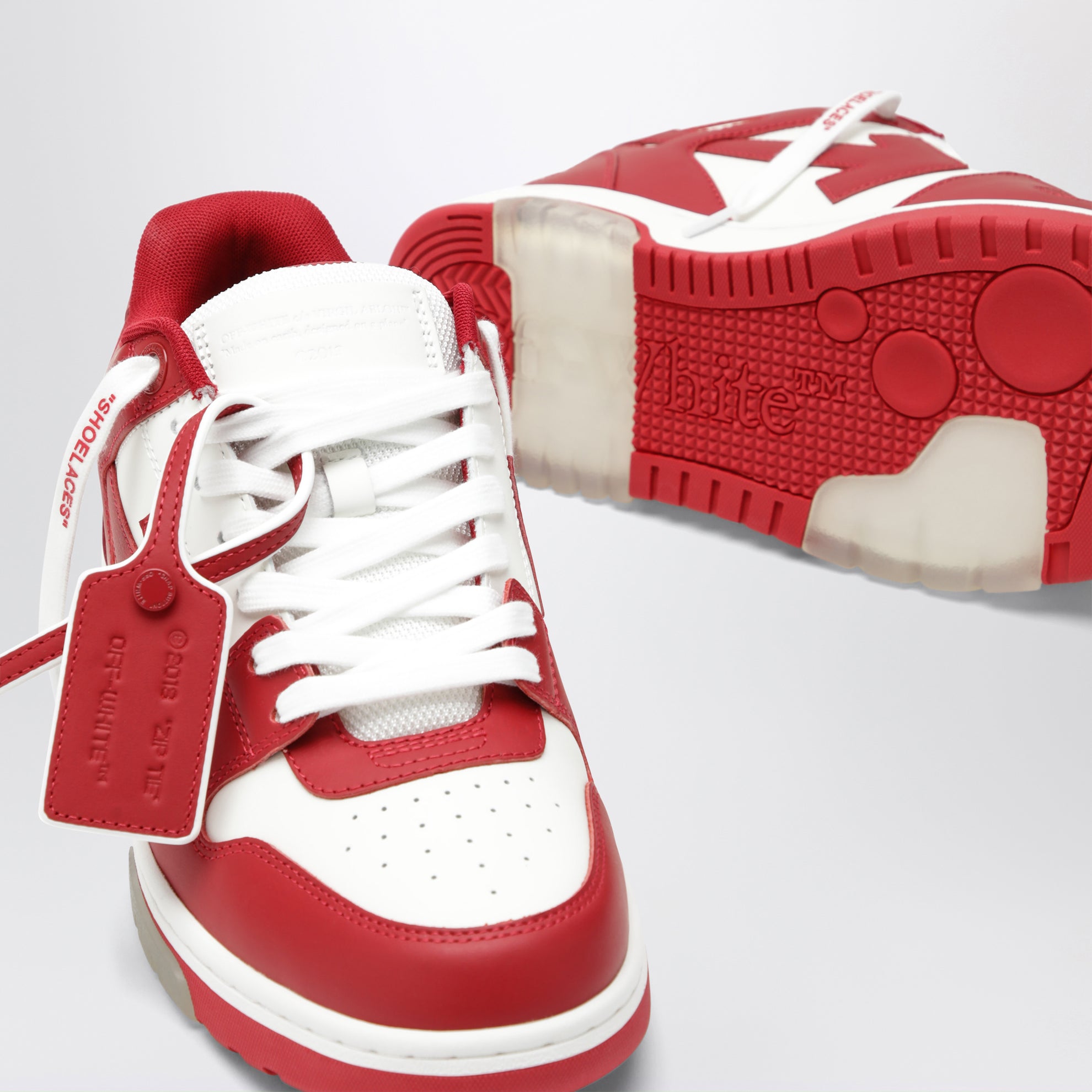 Out Of Office sneakers white / red
