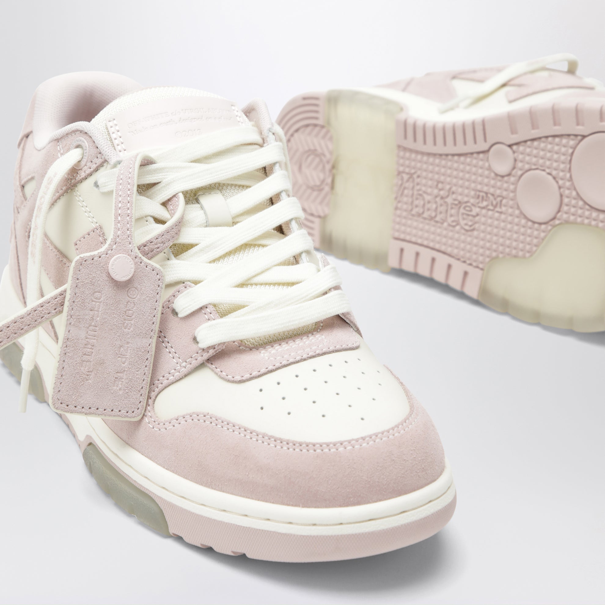 Sneaker Out Of Office Bianca / Rosa