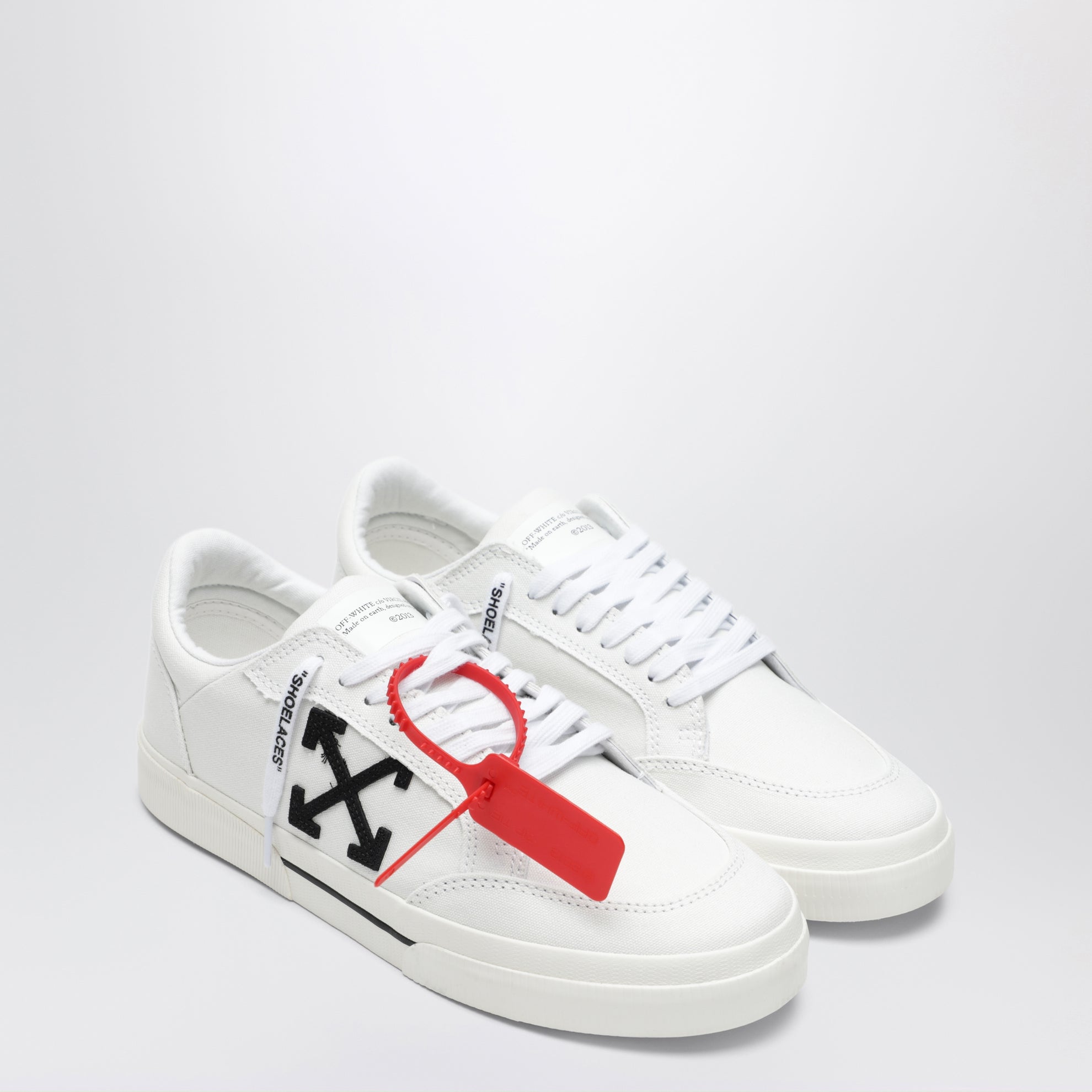 Sneakers Vulcanized Low bianche/nere