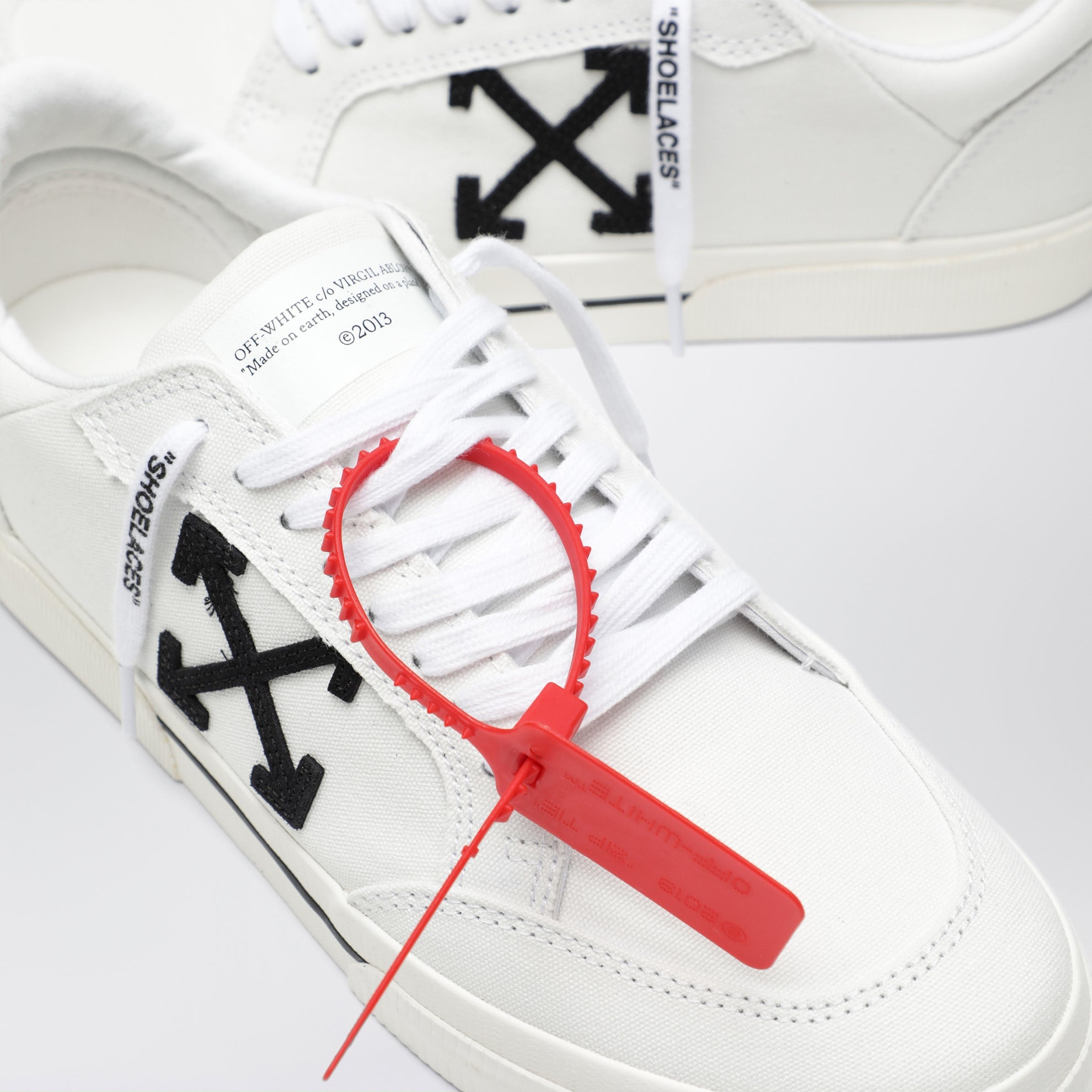 Sneakers Vulcanized Low bianche/nere