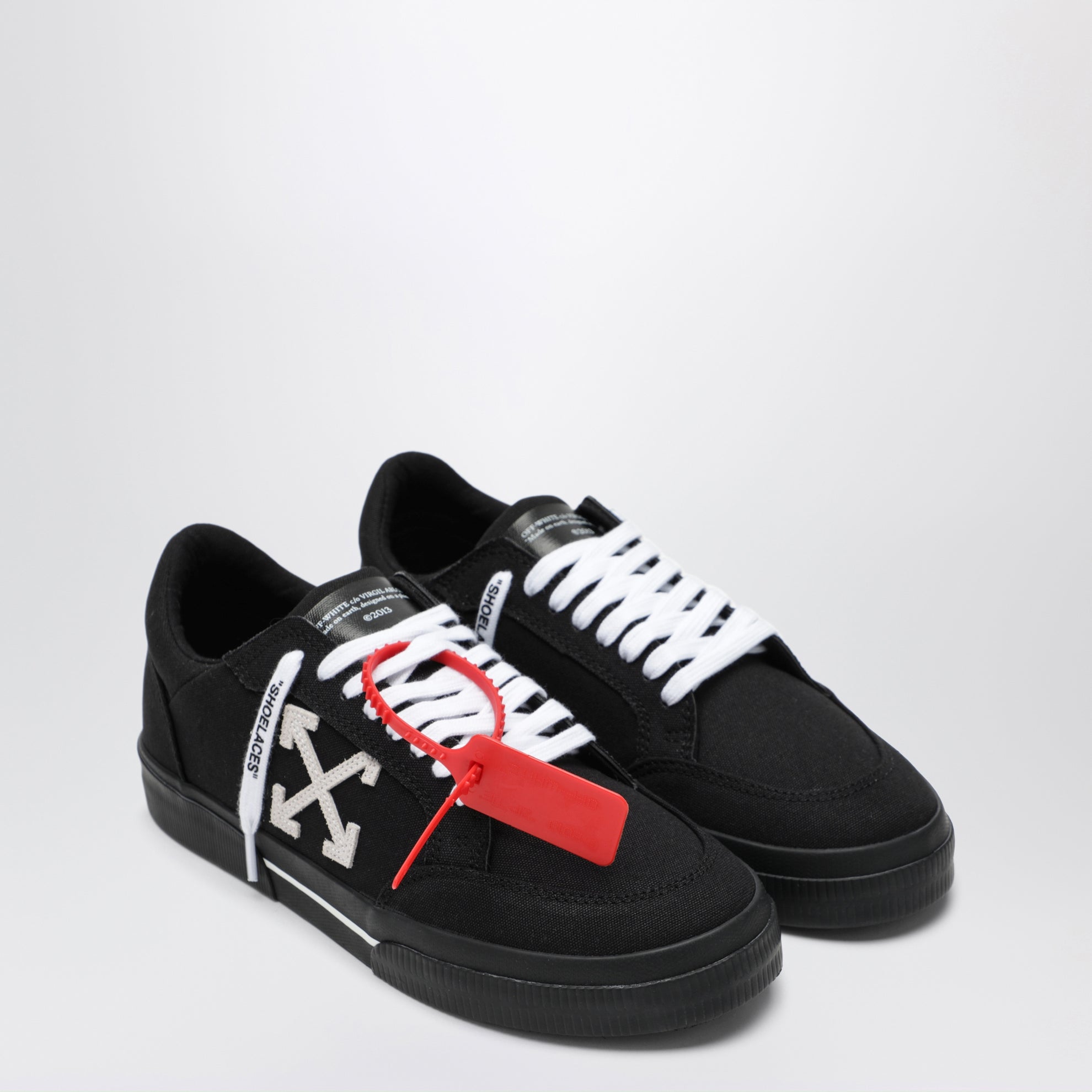 Sneakers Vulcanized Low nere/bianche