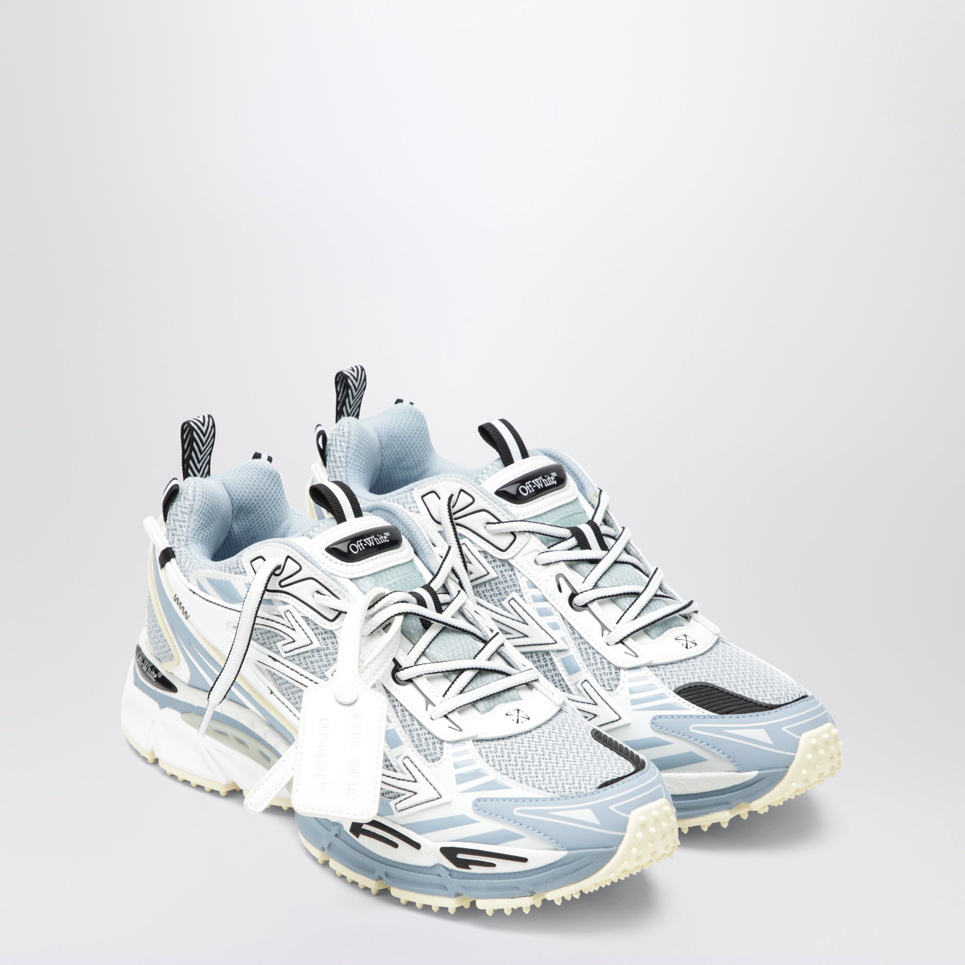 Sneakers Be Right Back grigie/celeste