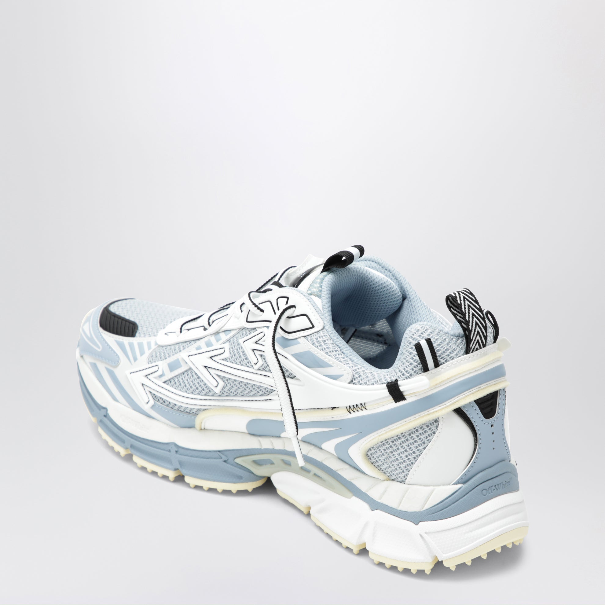 Sneakers Be Right Back grigie/celeste