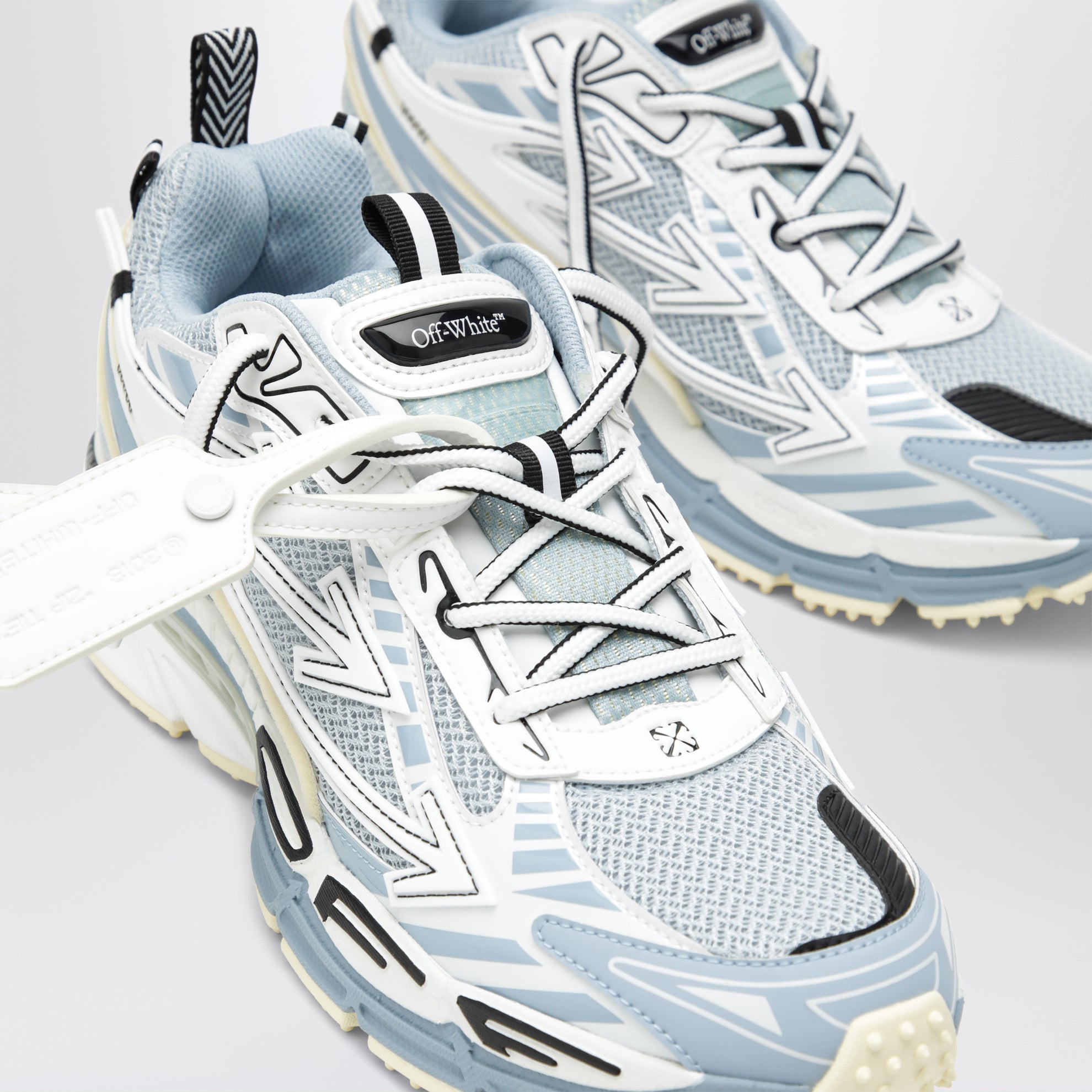 Sneakers Be Right Back grigie/celeste