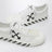 Sneakers Vulcanized con lacci in tessuto bianche