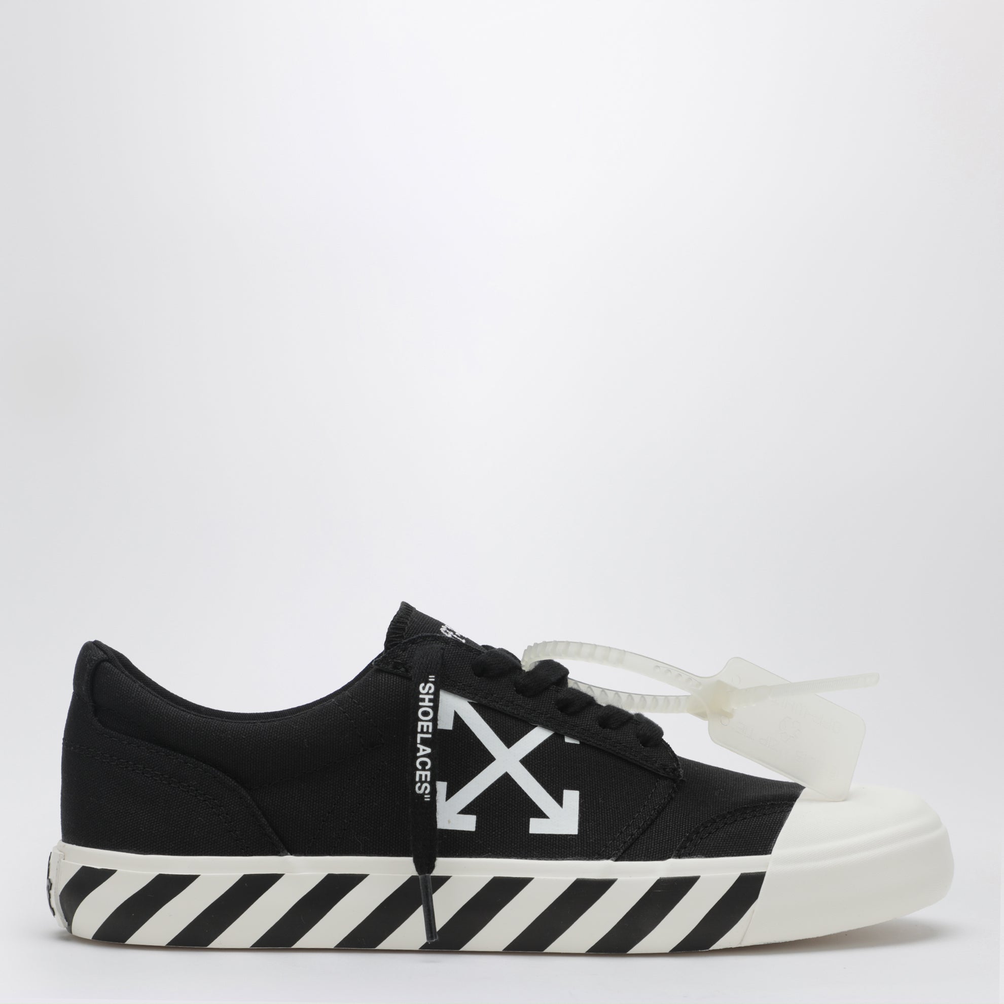 Baskets Vulcanized en textile noir à lacets