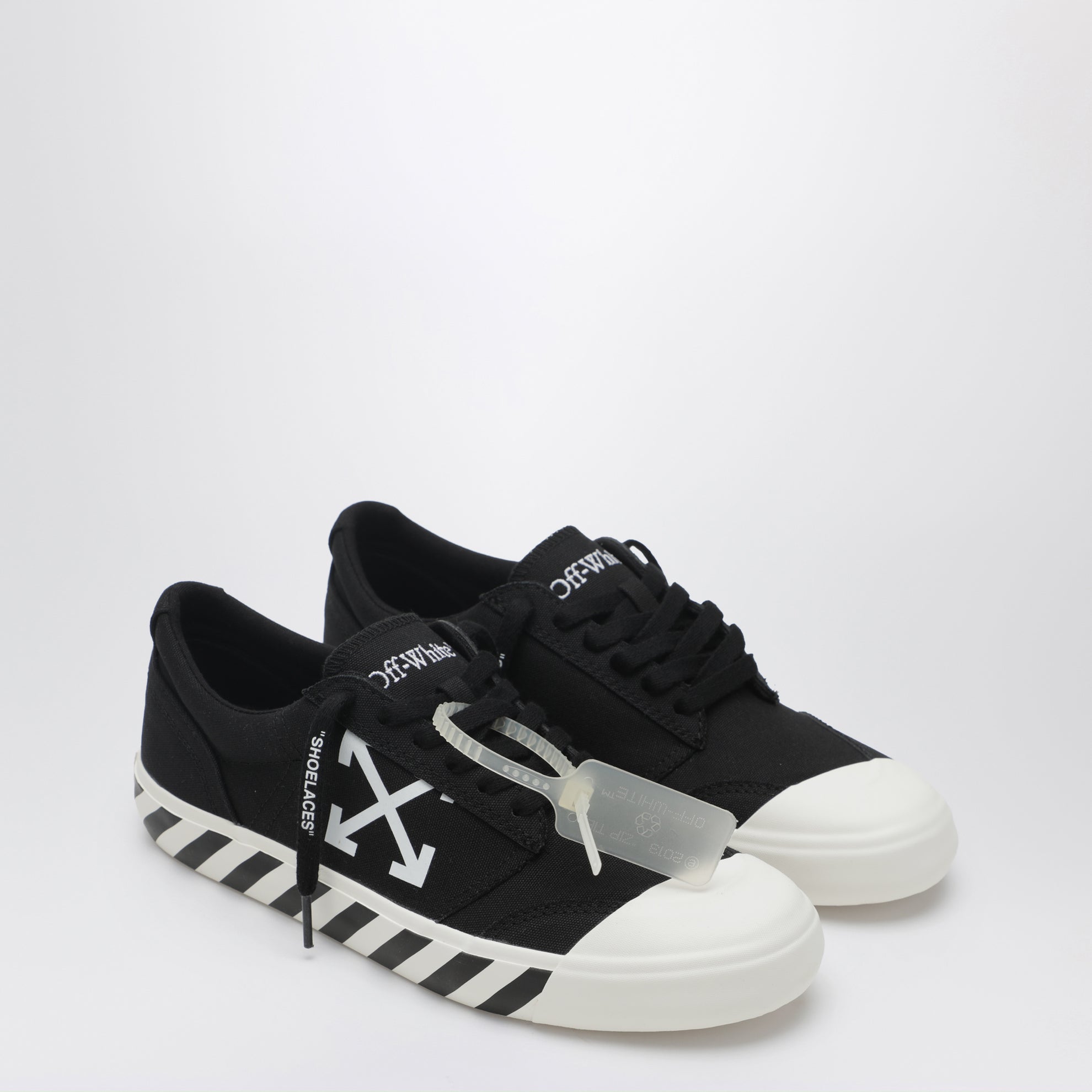 Baskets Vulcanized en textile noir à lacets