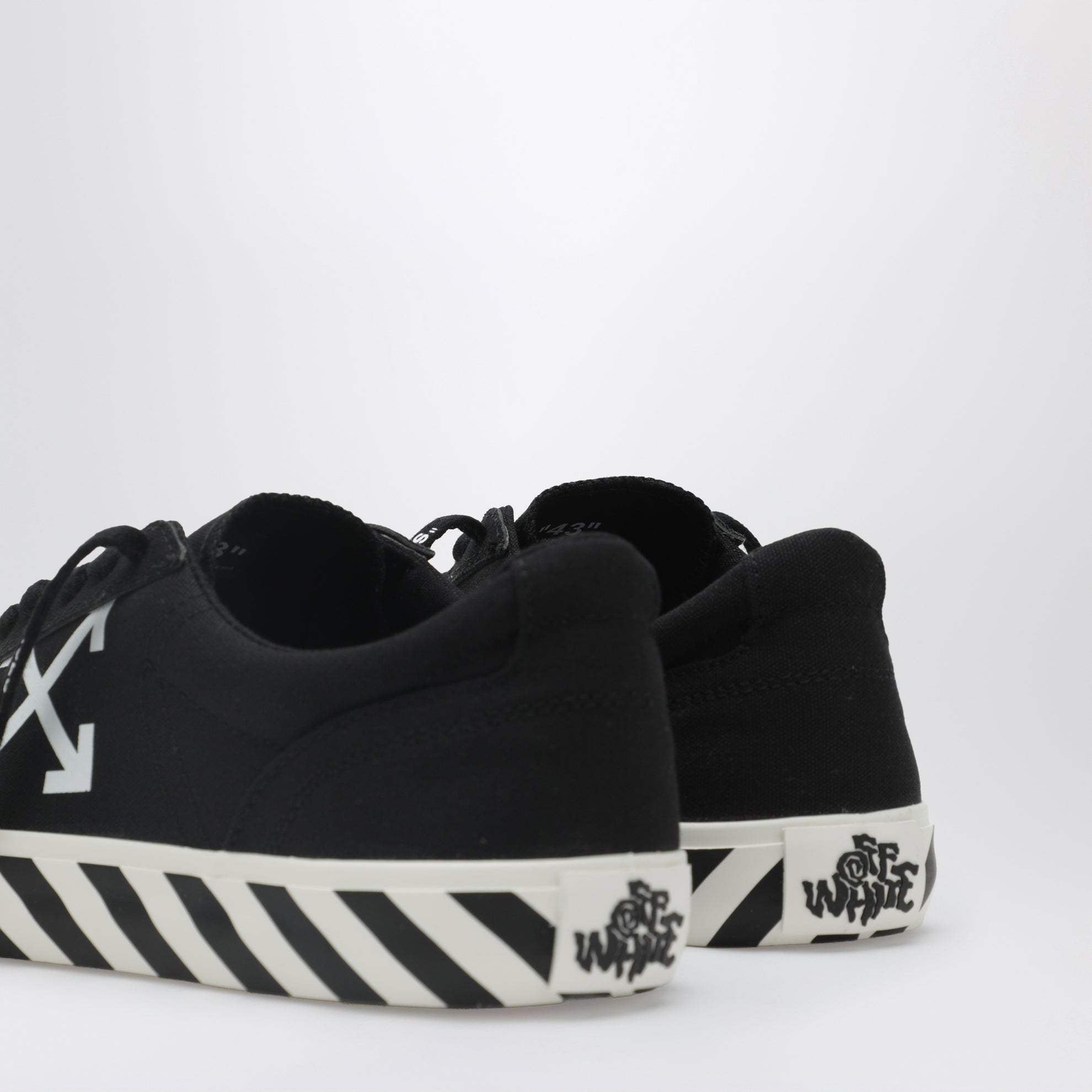 Baskets Vulcanized en textile noir à lacets