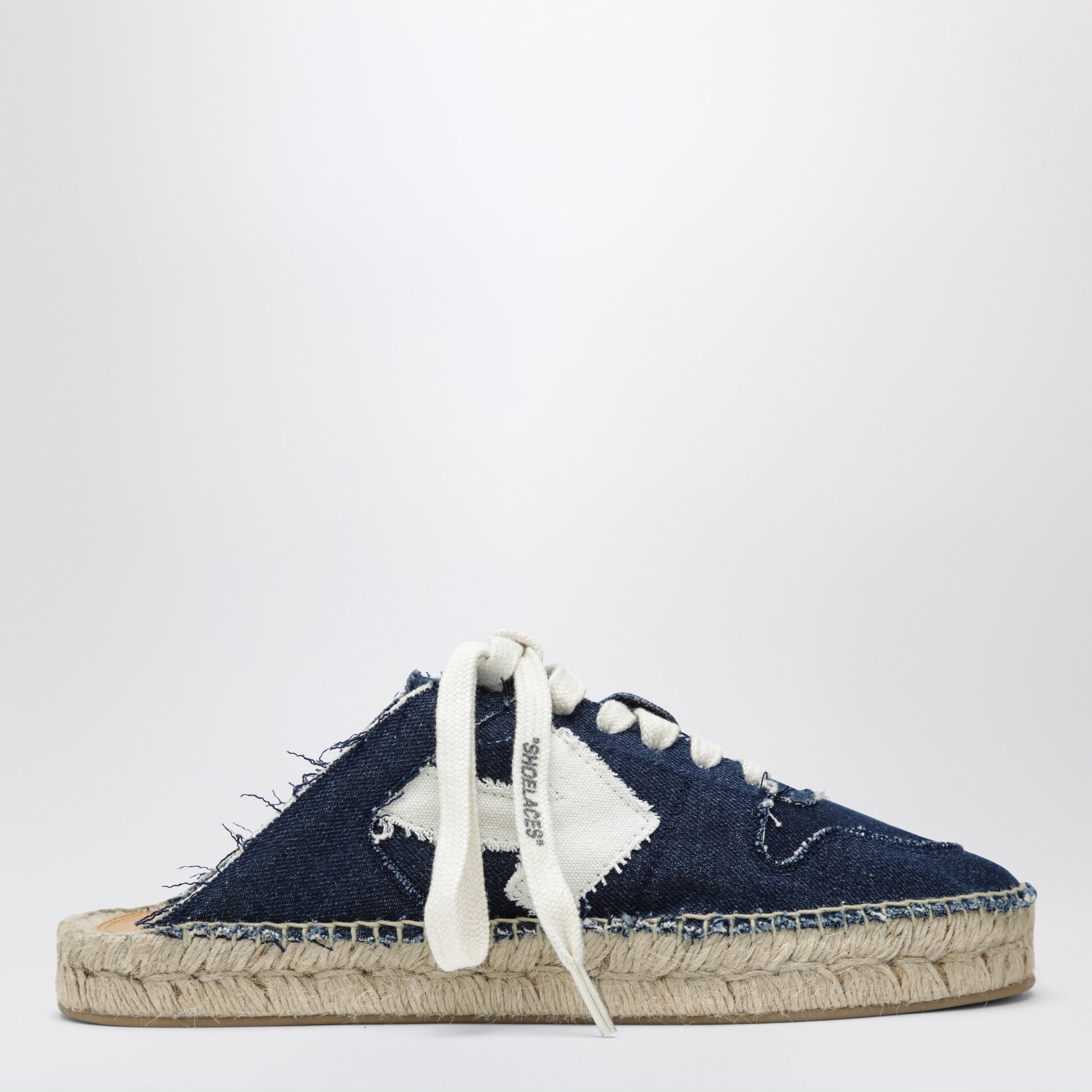 Dark Blue/White Arrow Espadrilles