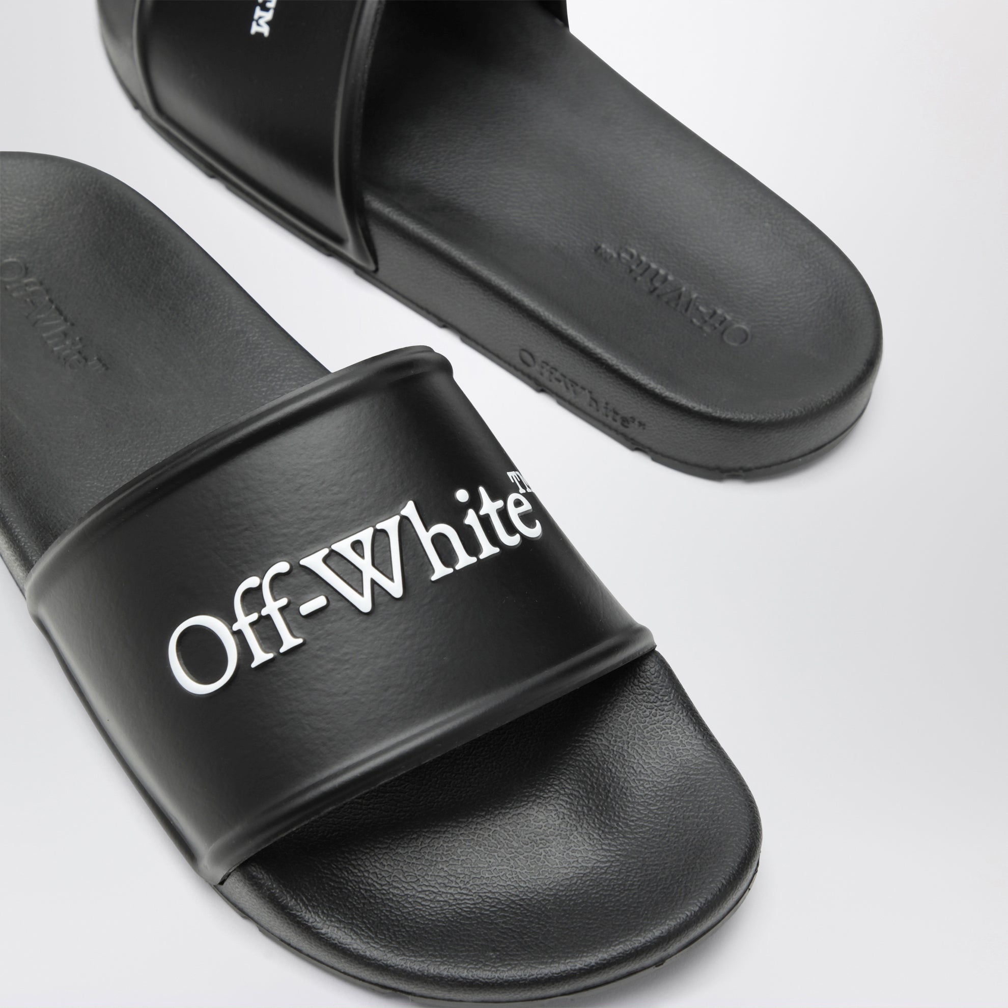 Black Bookish Sliders with logo
