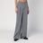 Pantalone ampio grigio in lana