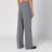 Pantalone ampio grigio in lana