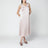 Blush satin fluid dress