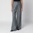 Black virgin wool trousers
