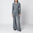 Black virgin wool trousers