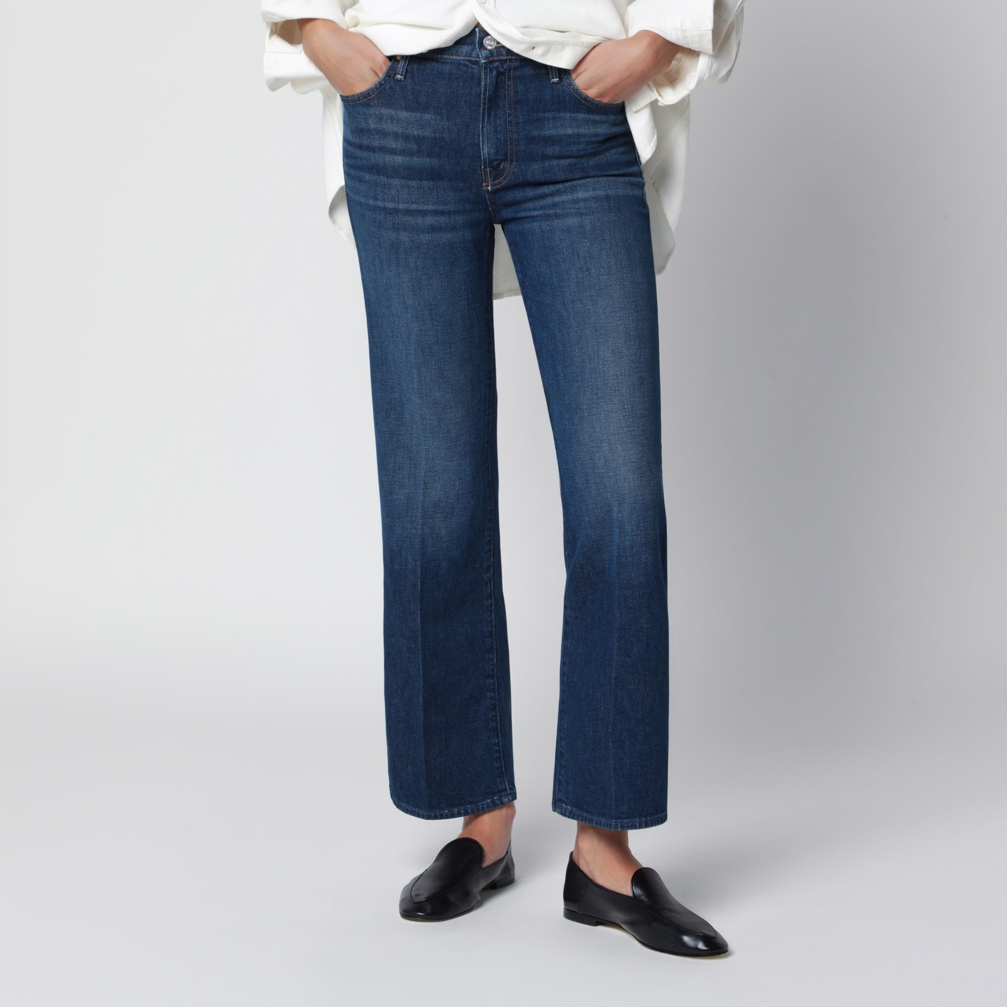 Jeans The Lil Kick It blu scuro effetto slavato