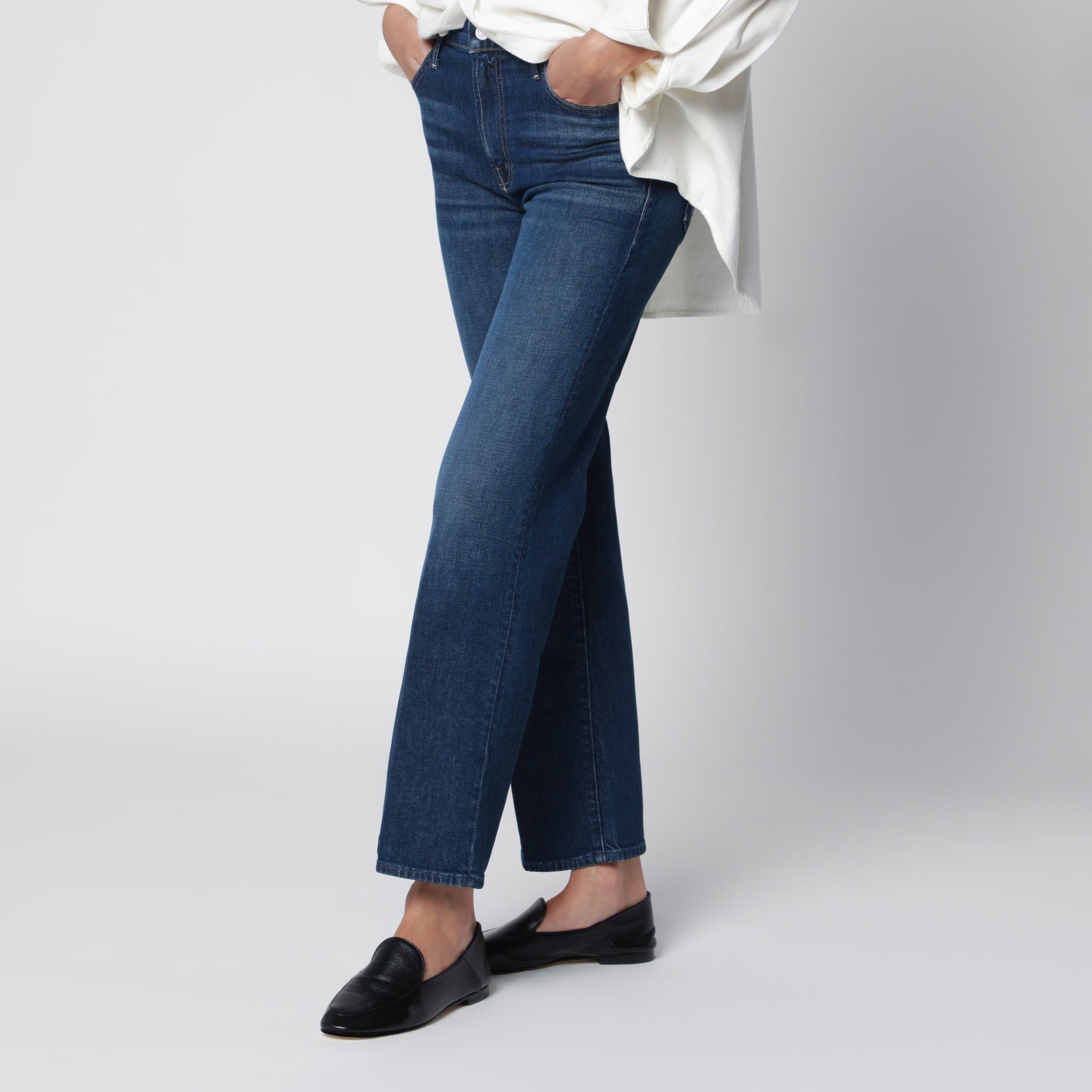 Jeans The Lil Kick It blu scuro effetto slavato