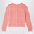 Cardigan Mia con ciliegie e note musicali in misto lana