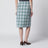 Ottanio pencil skirt with check pattern