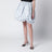 Light grey technical taffeta skirt