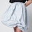 Light grey technical taffeta skirt
