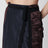 Gonna patchwork in faille blu