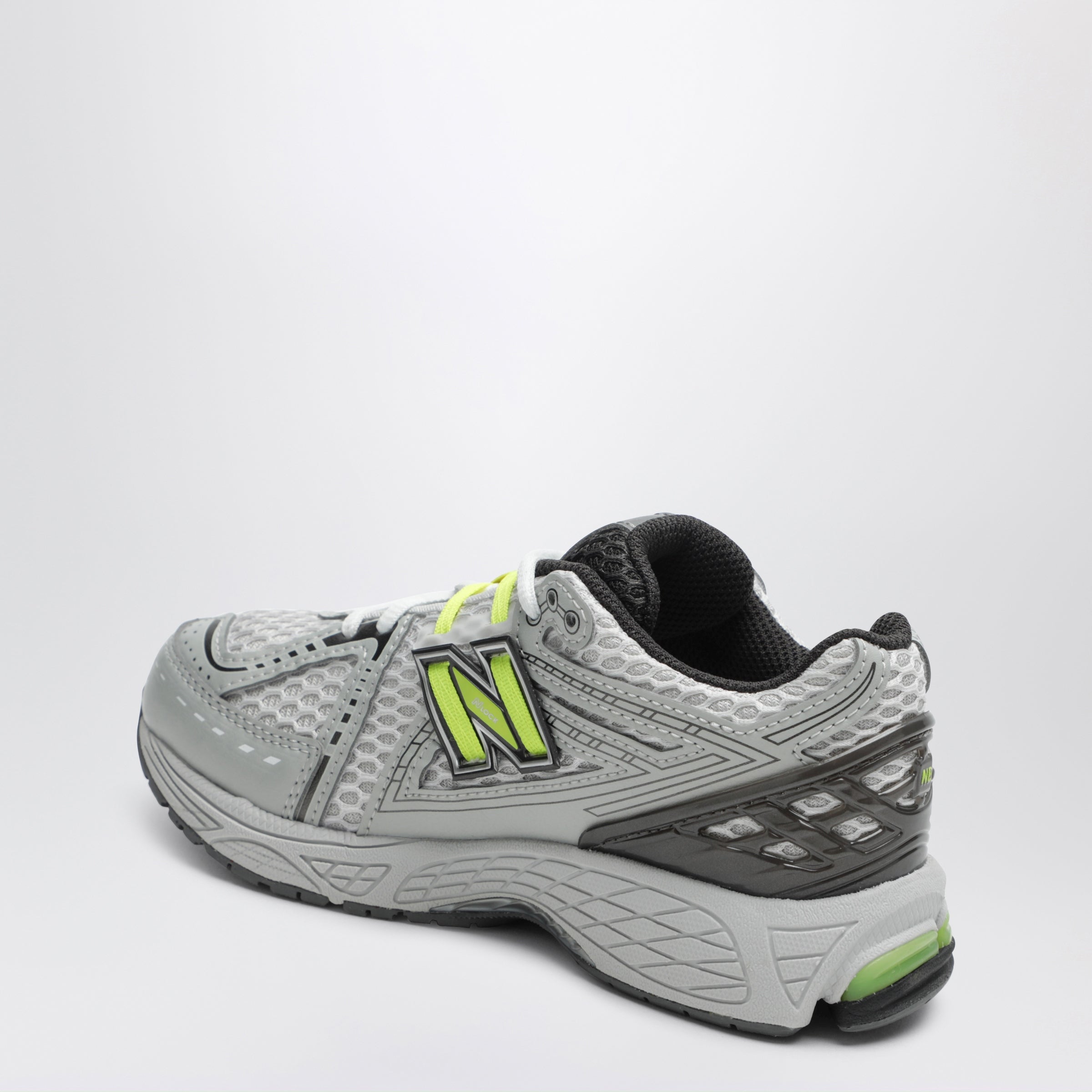 OS New Balance 1906 Lace Black Metallic / Alkaline Green Sneakers